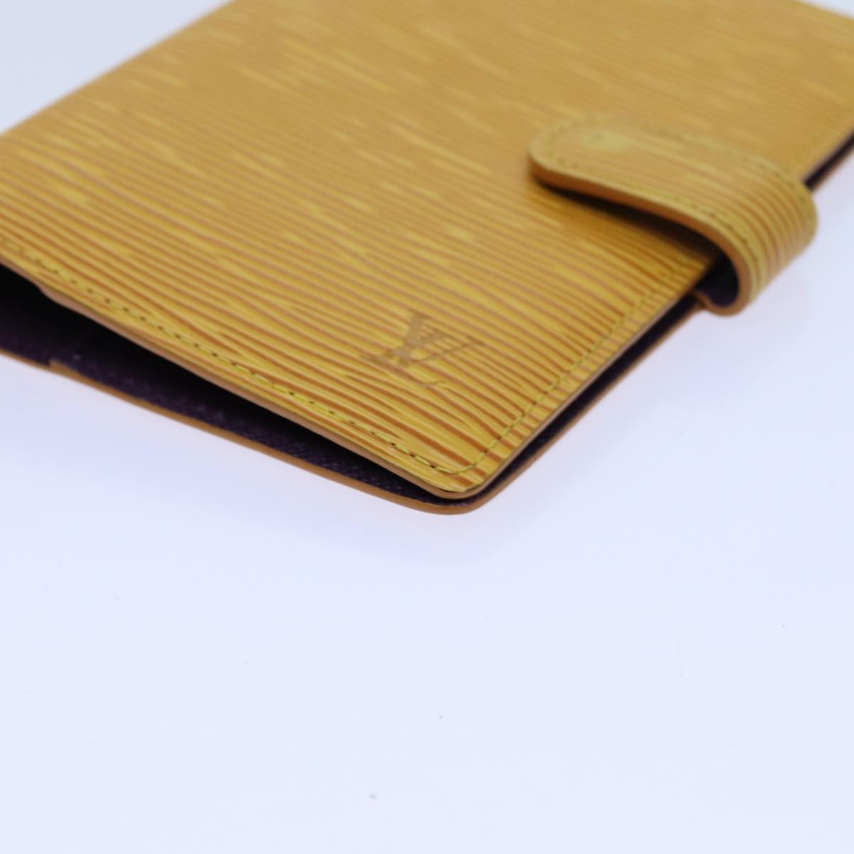 LOUIS VUITTON Epi Agenda PM Day Planner Cover Yellow R20059 LV yk11983