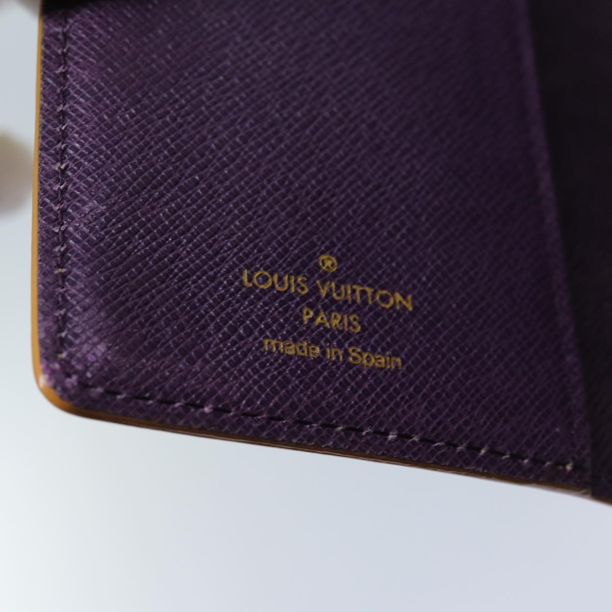 LOUIS VUITTON Epi Agenda PM Day Planner Cover Yellow R20059 LV yk11983
