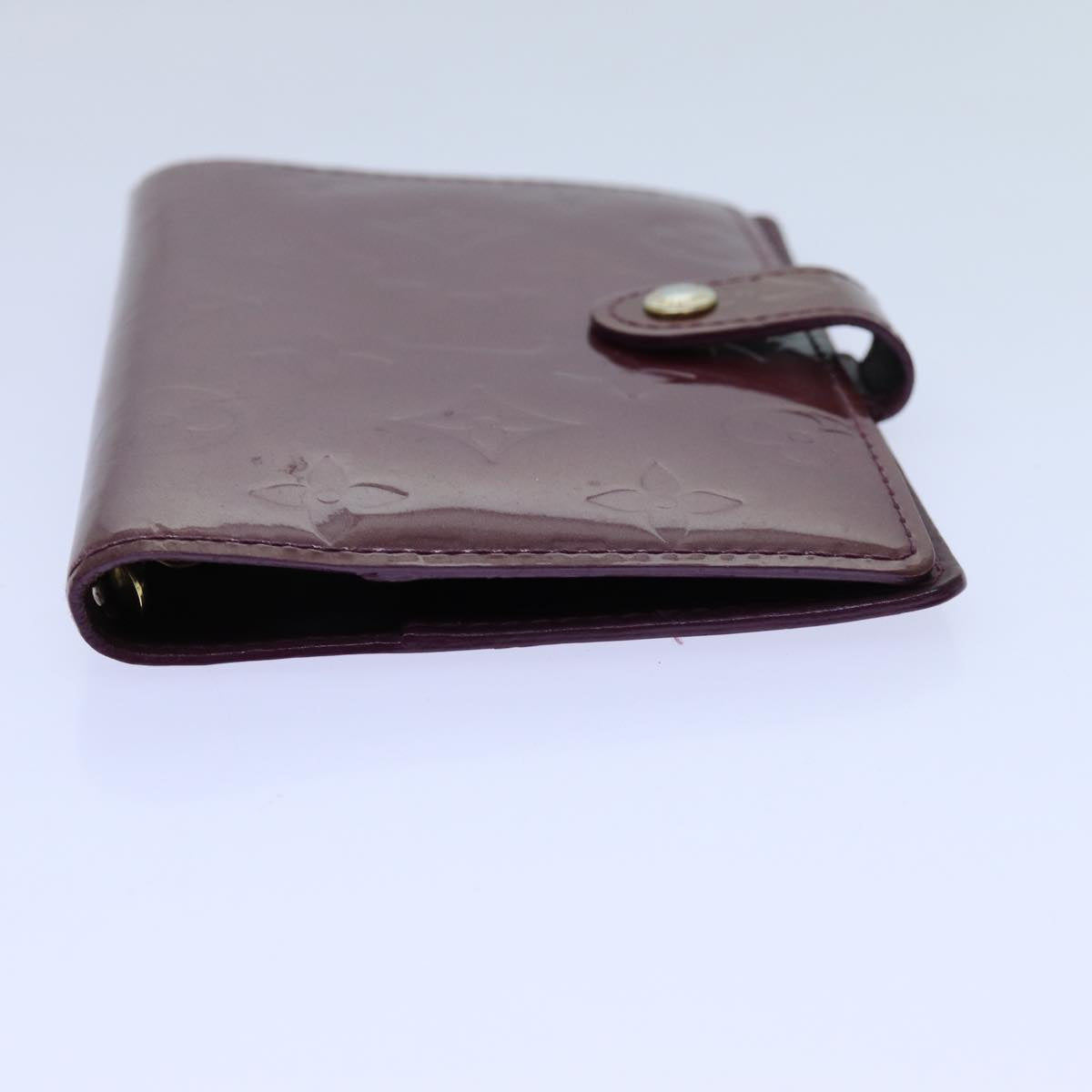 LOUIS VUITTON Vernis Agenda PM Day Planner Cover Violet R21050 LV yk11984