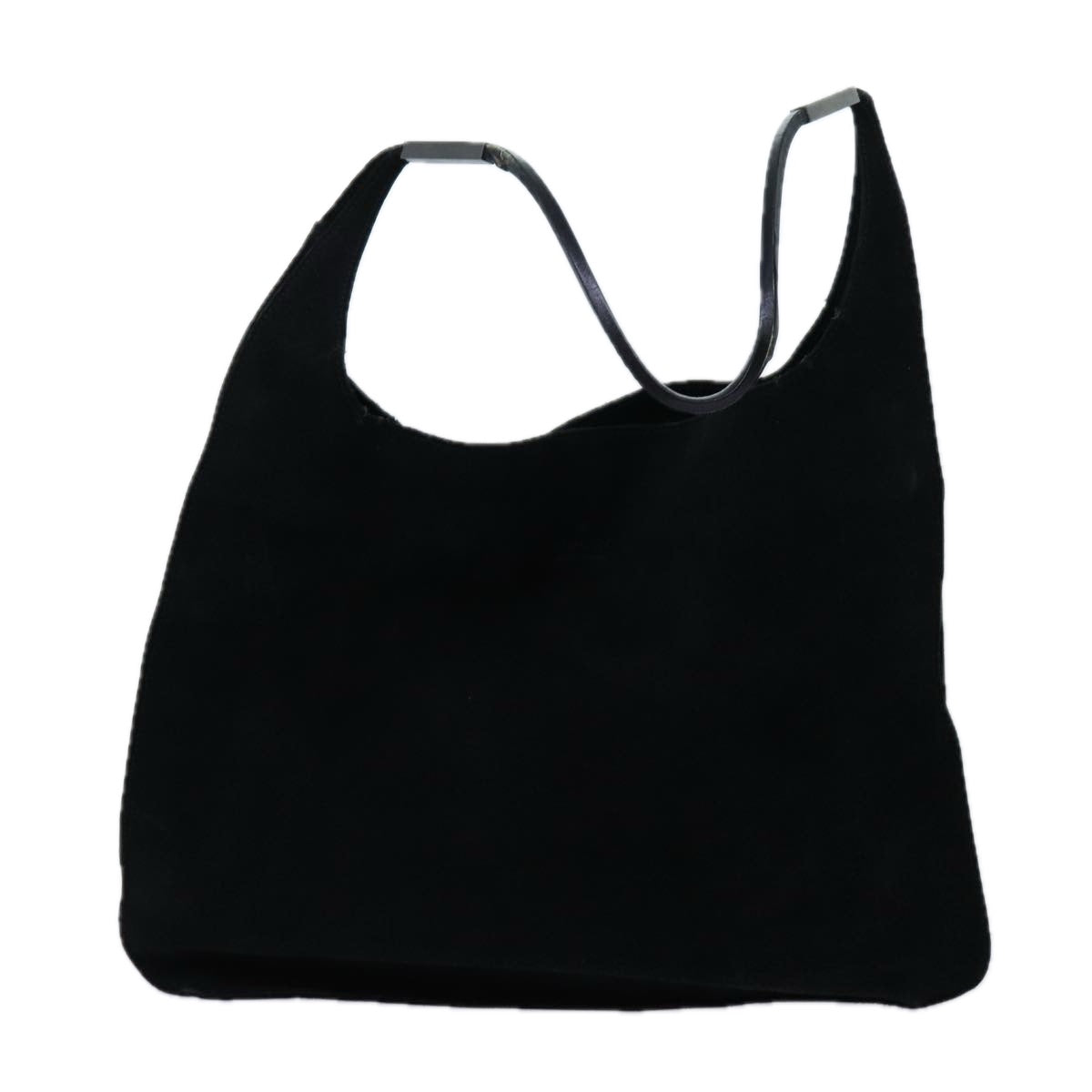 GUCCI Shoulder Bag Suede Leather 2Set Black yk12004