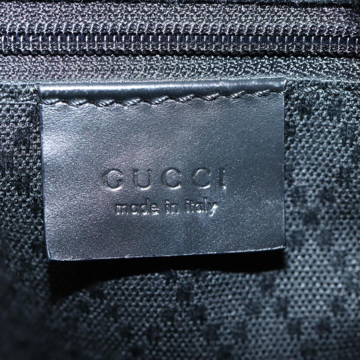 GUCCI Bamboo GG Canvas Hand Bag Nylon Black 002 1010 yk12012