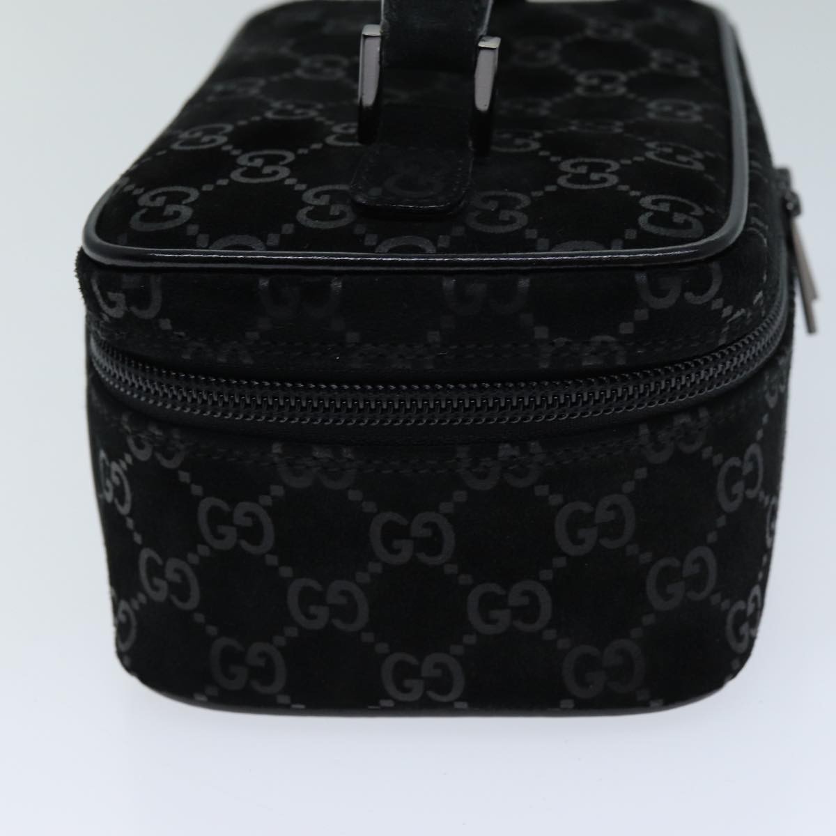 GUCCI GG Canvas Vanity Cosmetic Pouch Black 032 1956 0051 yk12017