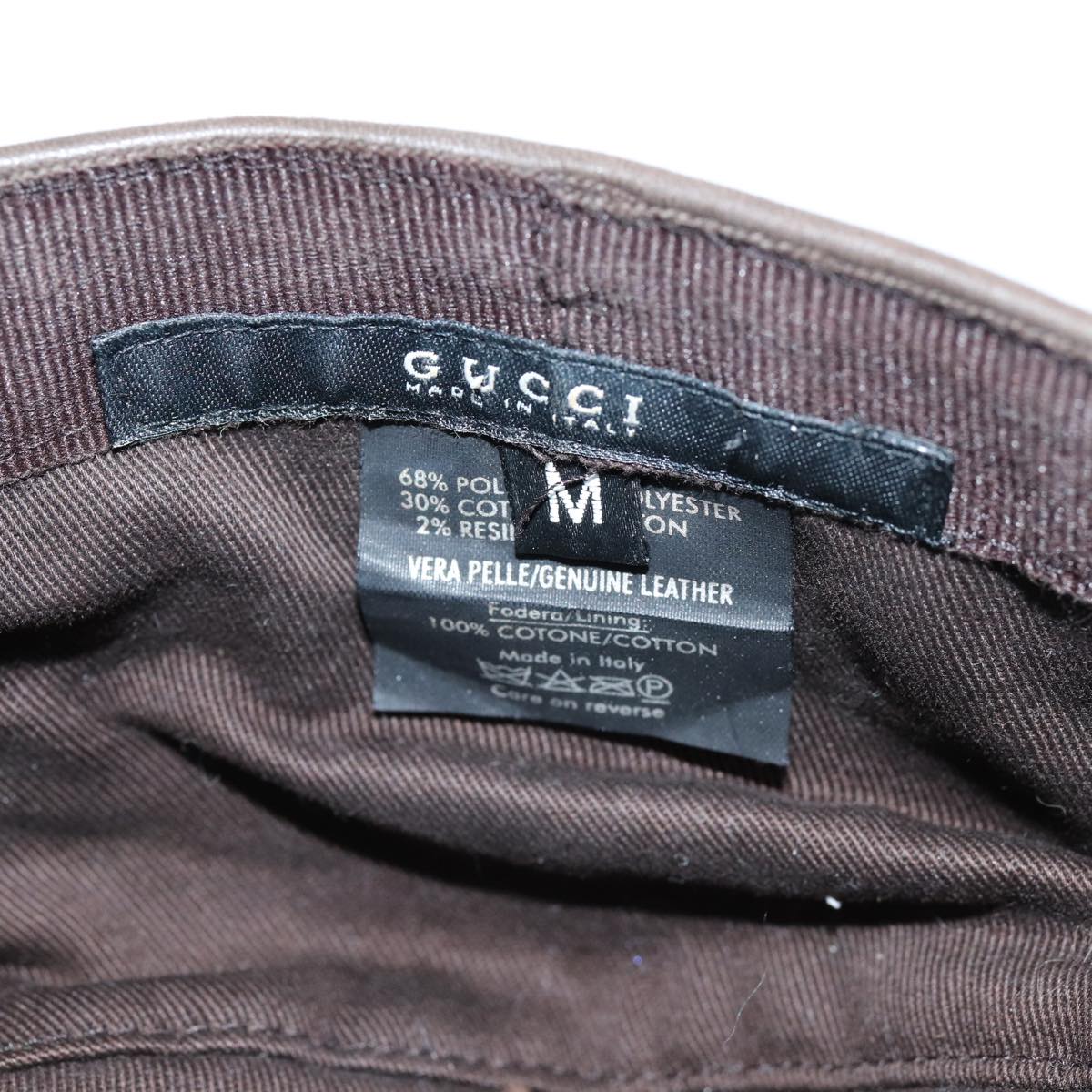 GUCCI GG Canvas Hunting Cap Hat M Beige yk12031