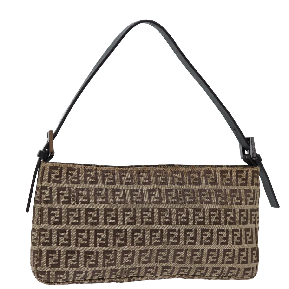 FENDI Zucchino Canvas Hand Bag Beige yk12057
