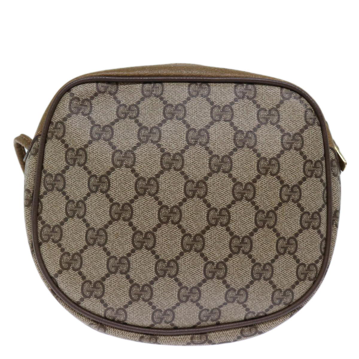 GUCCI GG Supreme Shoulder Bag PVC Beige 56 02 600 yk12077