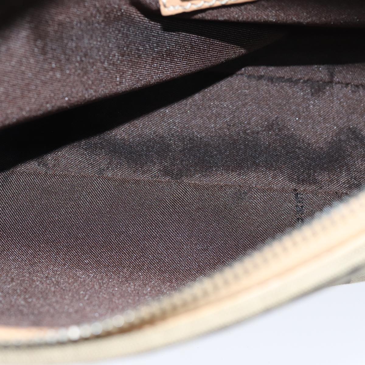 FENDI Zucchino Canvas Hand Bag Beige yk12117