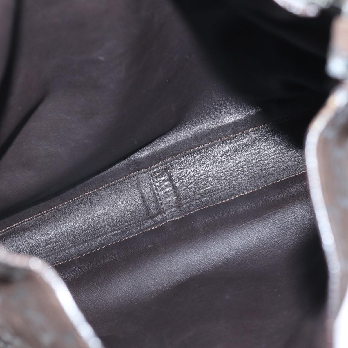 GUCCI GG Canvas Shoulder Bag Brown yk12159