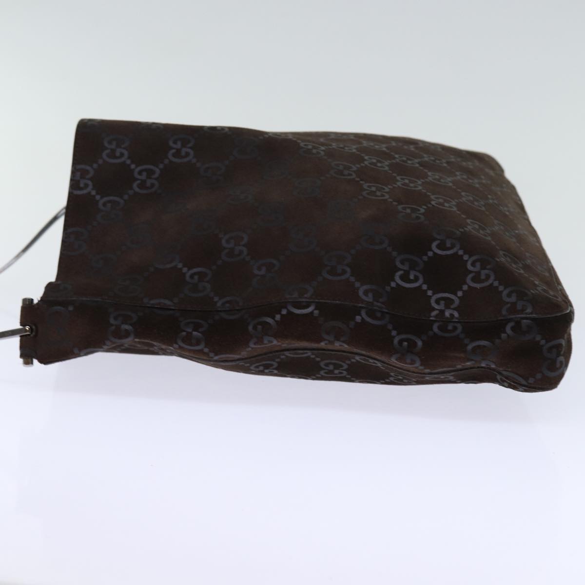 GUCCI GG Canvas Shoulder Bag Brown yk12159
