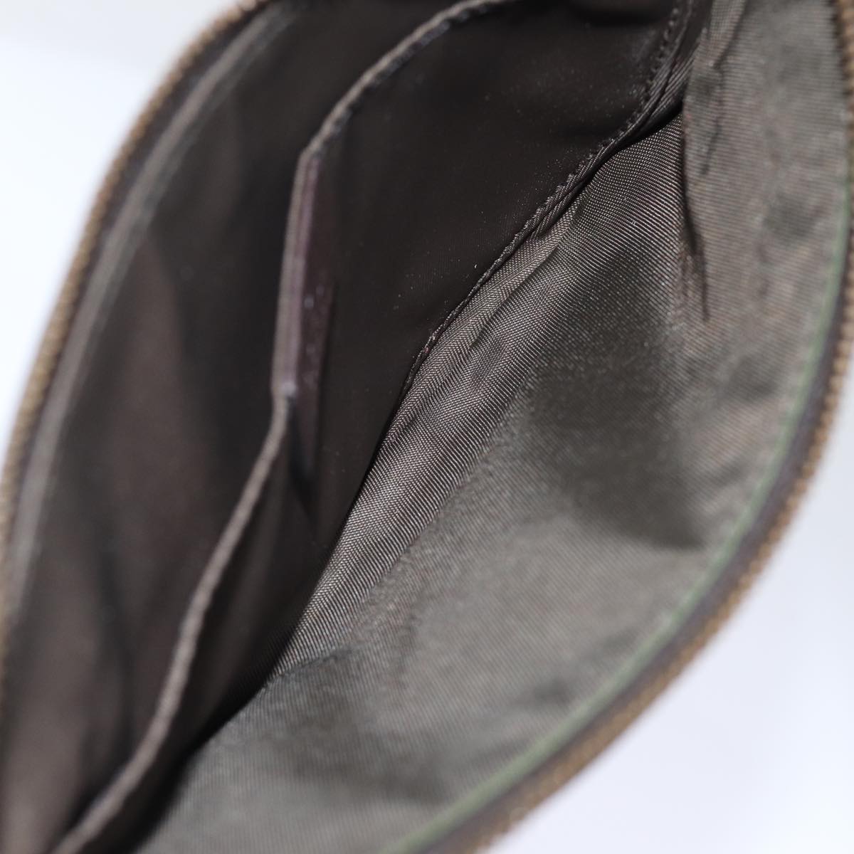 GUCCI Pouch Leather Brown 252041 yk12312