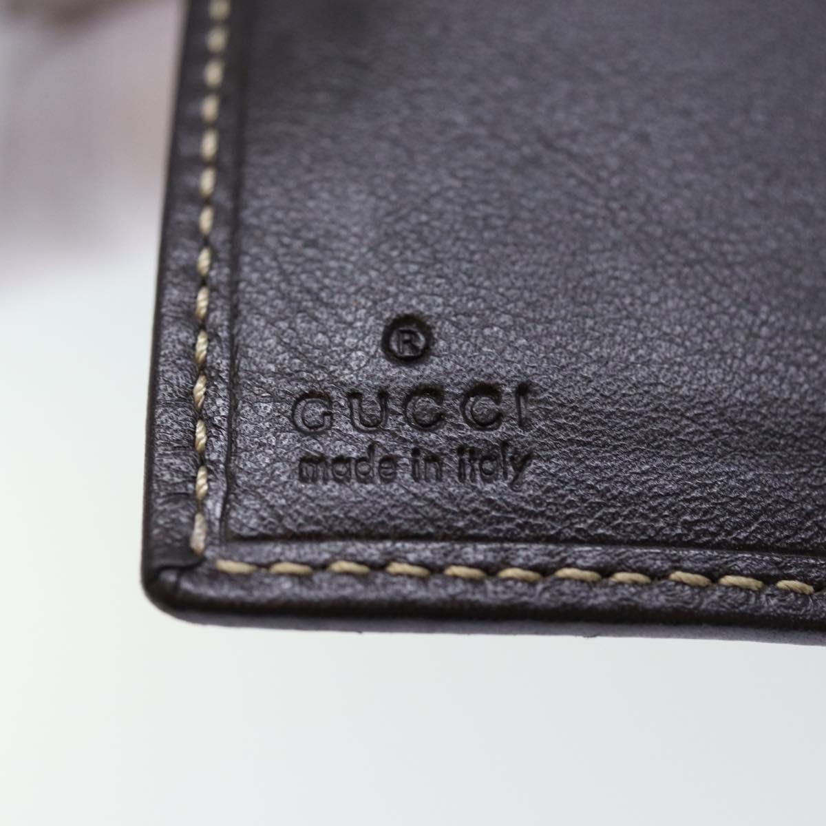 GUCCI GG Canvas Pass Case Beige 224261 yk12334