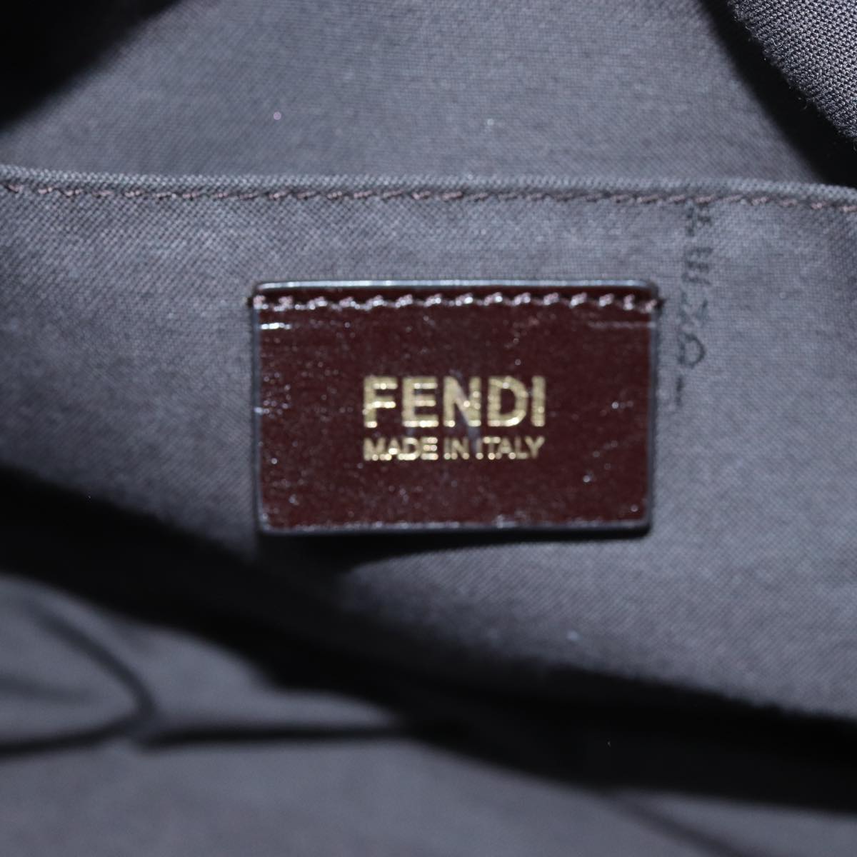 FENDI Tote Bag Leather Blue yk12353