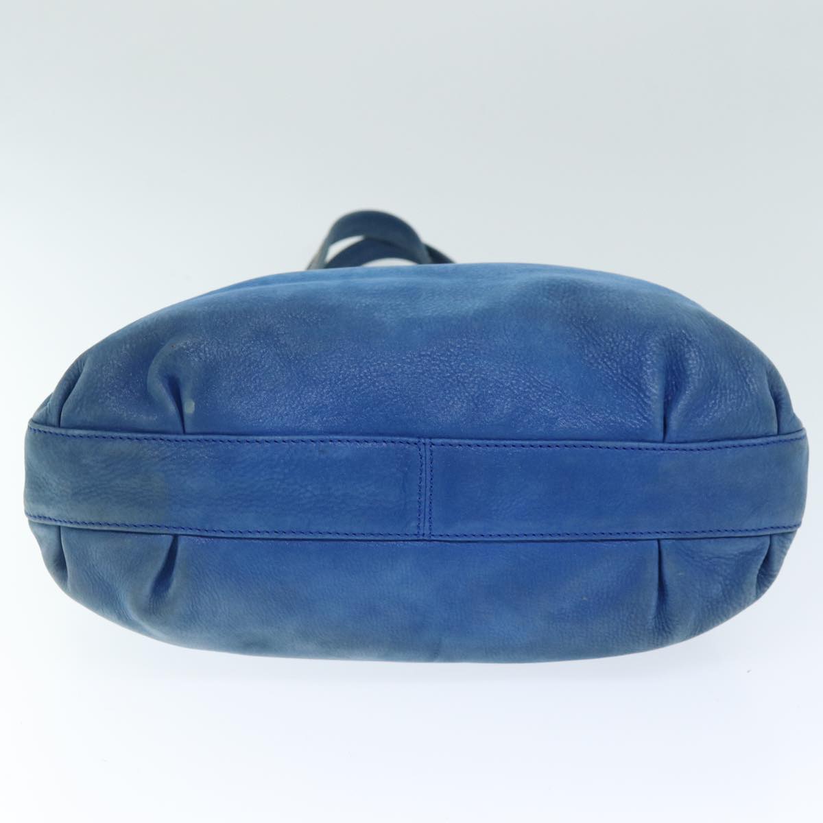FENDI Tote Bag Leather Blue yk12353