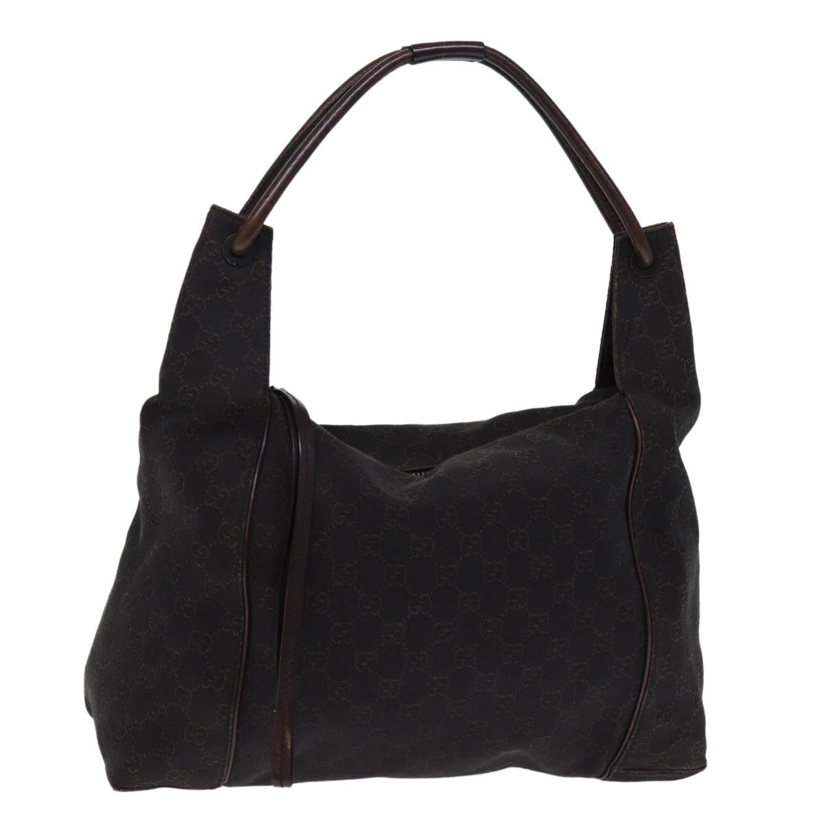 GUCCI GG Canvas Shoulder Bag Brown 101292 yk12397