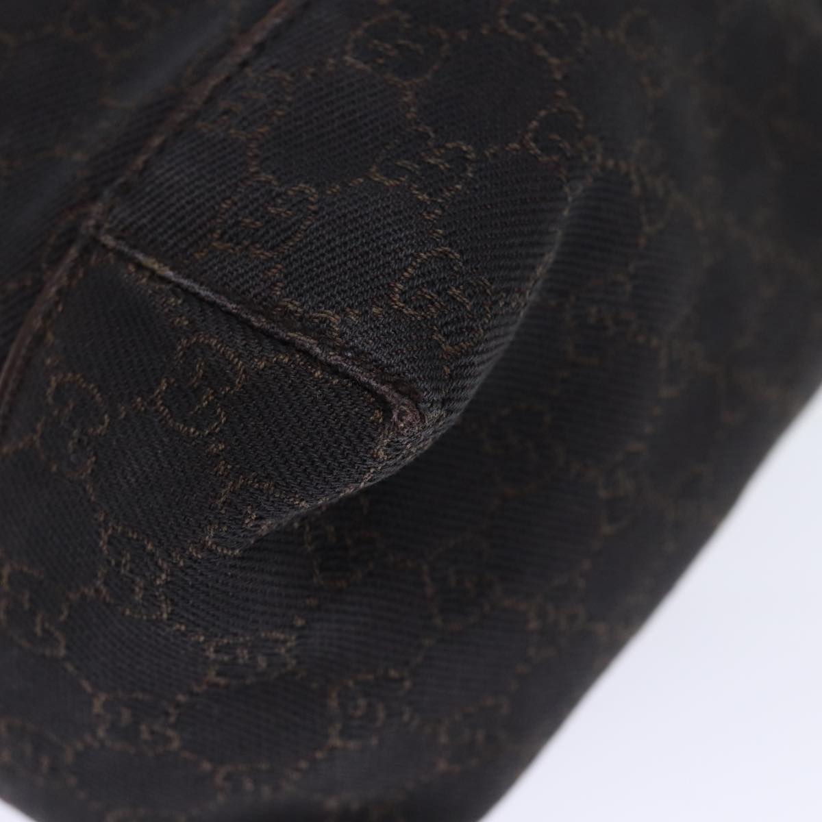 GUCCI GG Canvas Shoulder Bag Brown 101292 yk12397