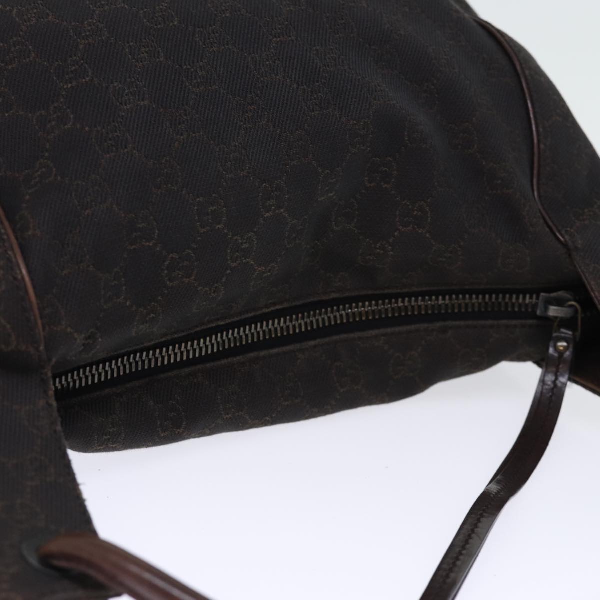 GUCCI GG Canvas Shoulder Bag Brown 101292 yk12397