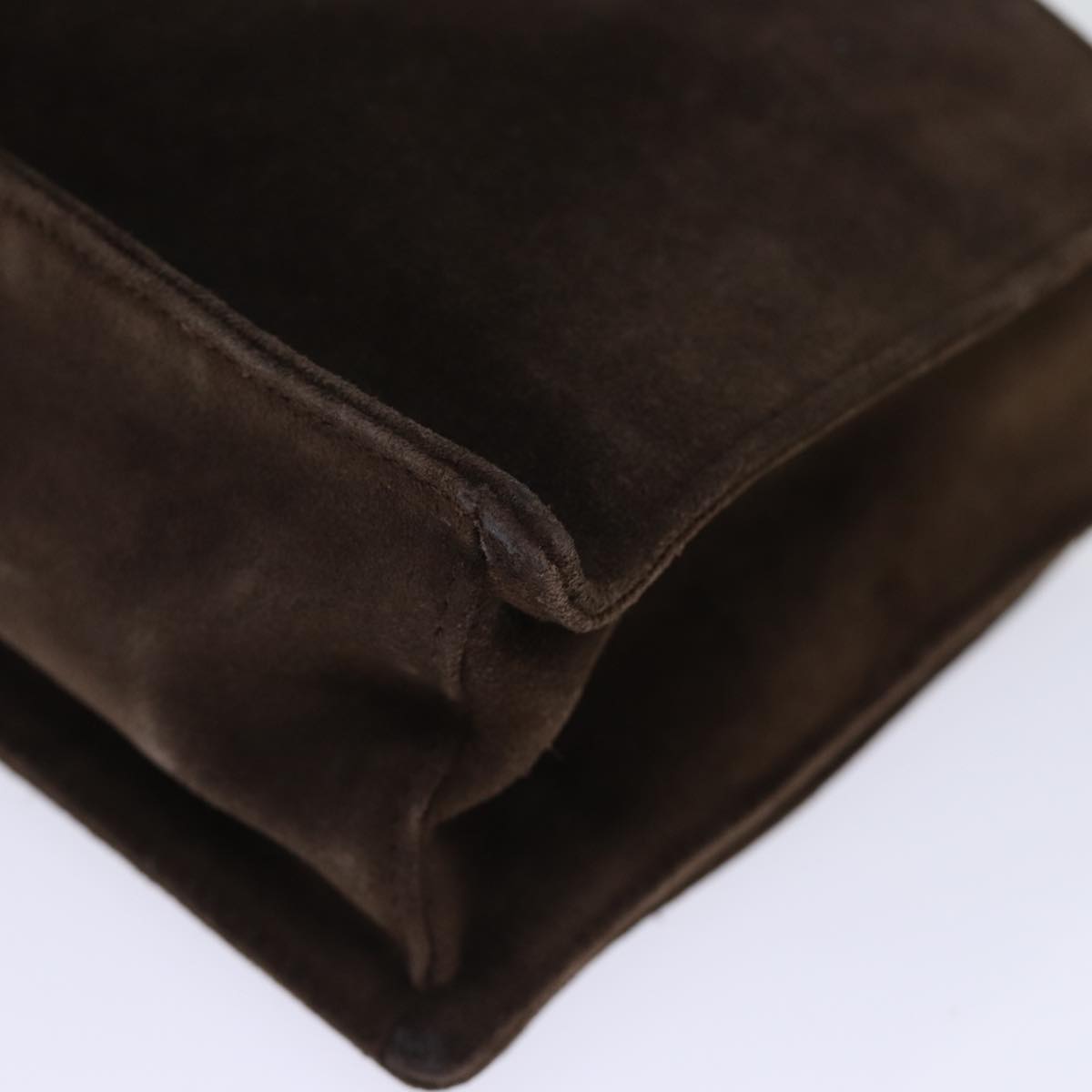 GUCCI Bamboo Shoulder Bag Suede Brown 001 3239 yk12441