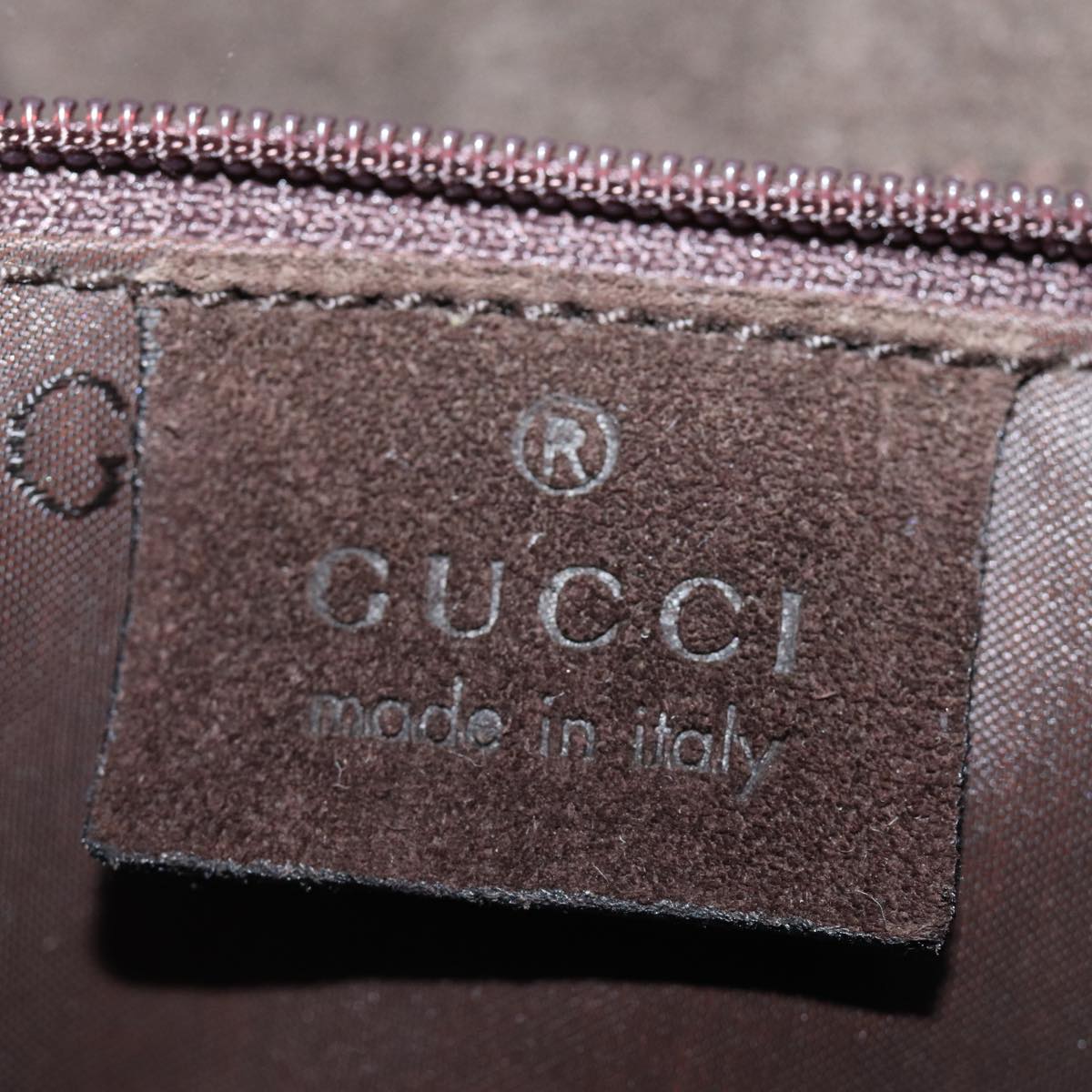 GUCCI Bamboo Shoulder Bag Suede Brown 001 3239 yk12441