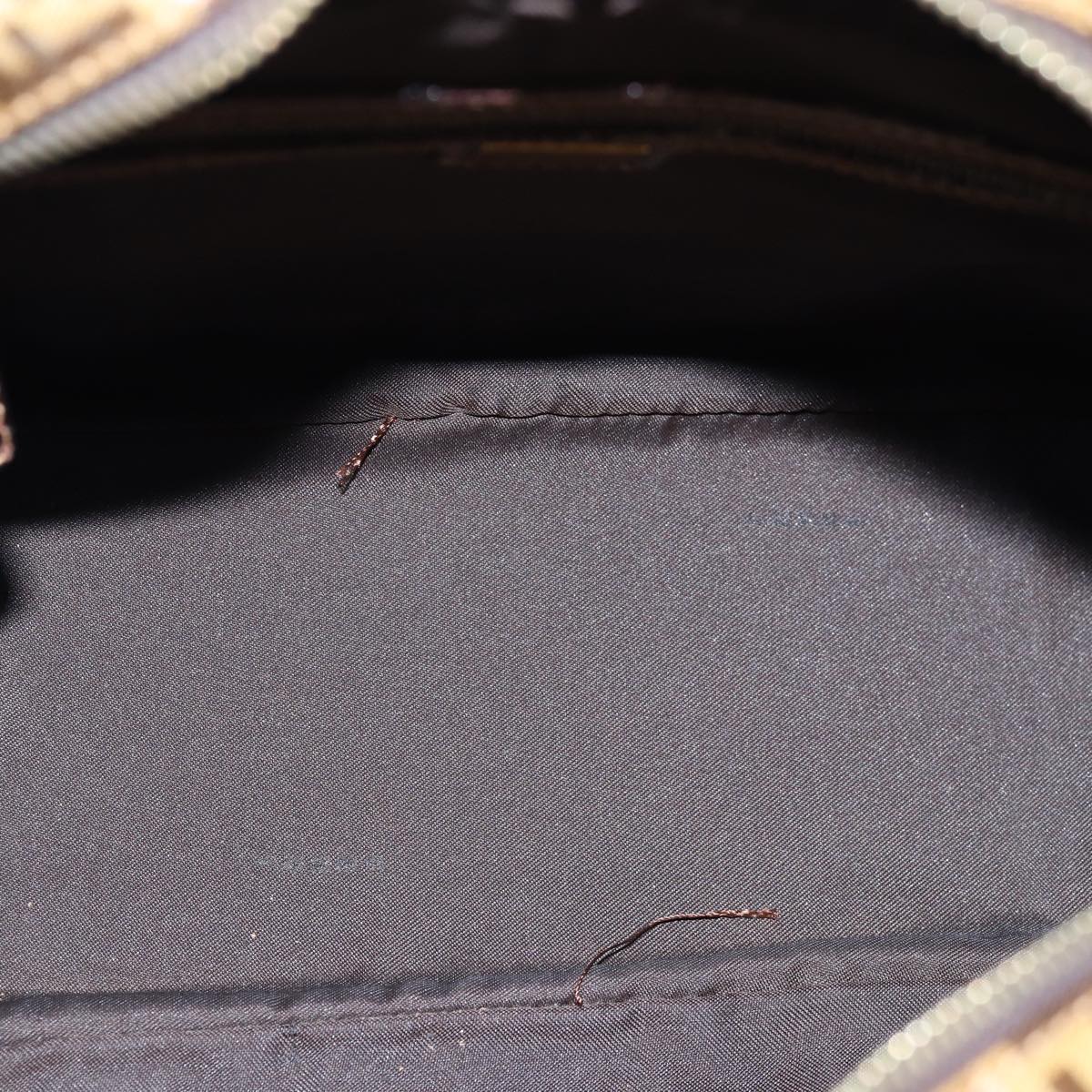 FENDI Zucchino Canvas Hand Bag Beige yk12558