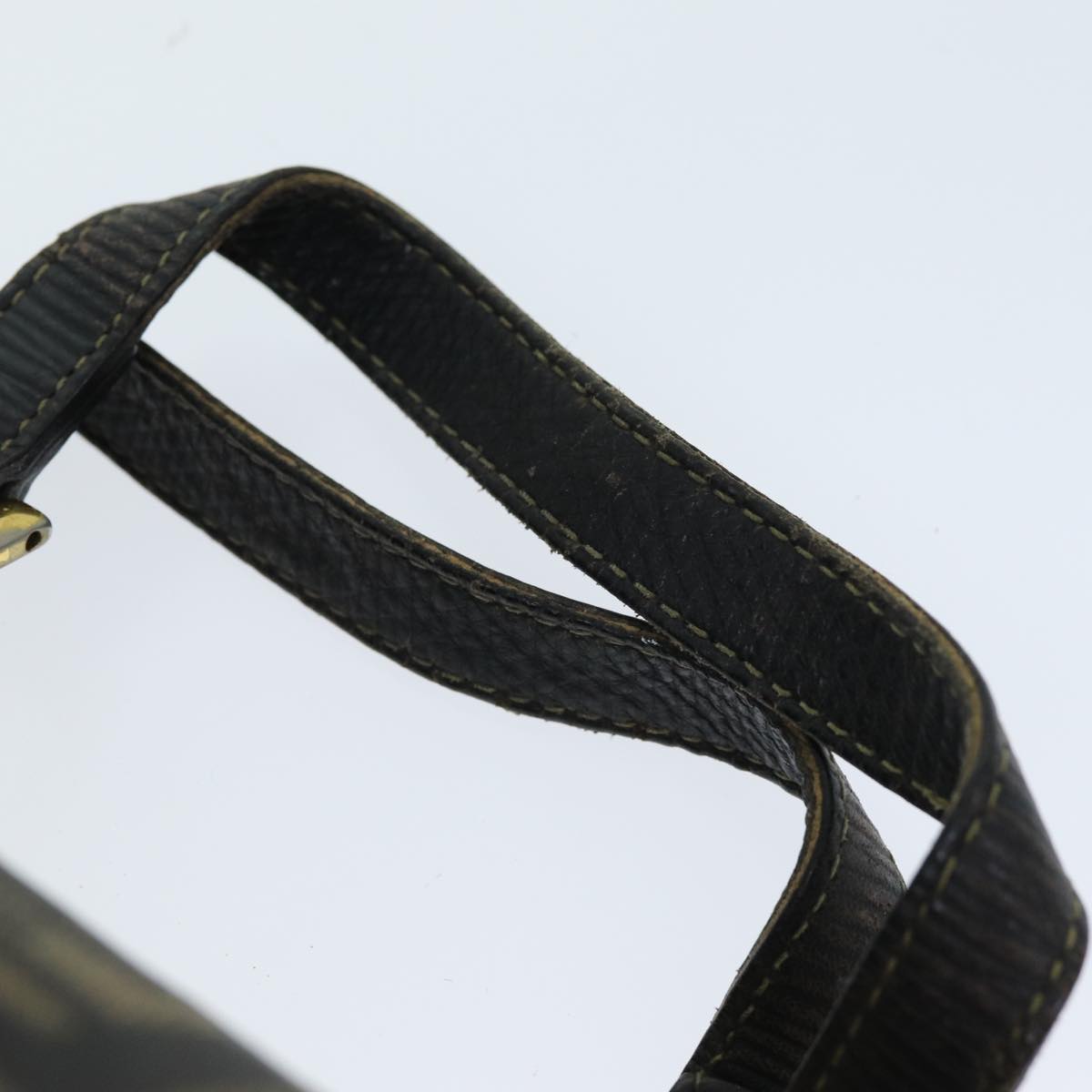 FENDI Zucca Canvas Hand Bag Brown Black yk12658
