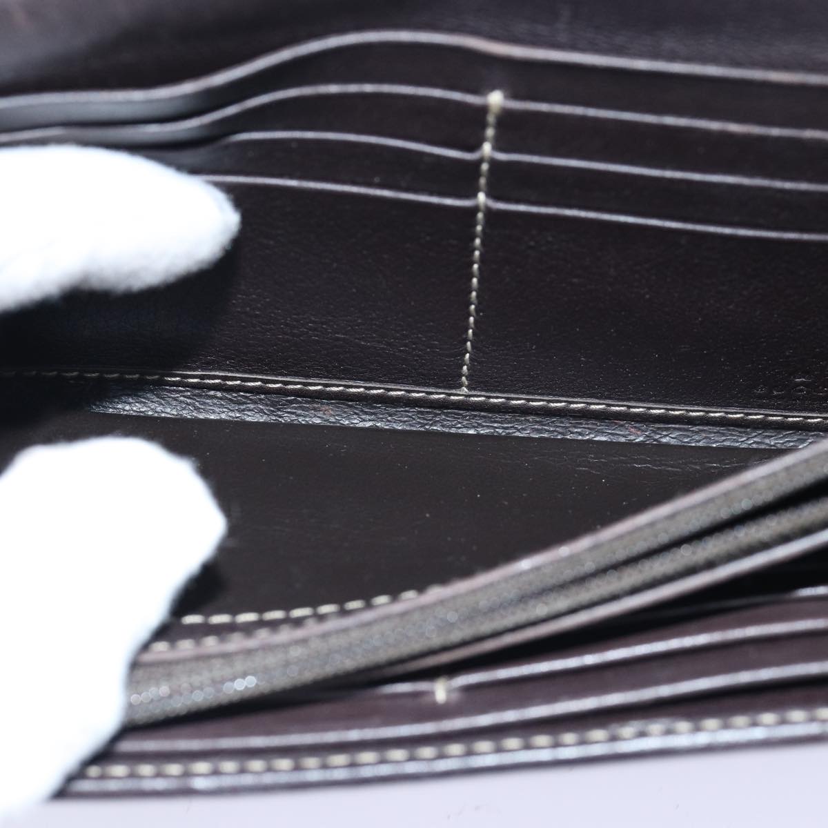 FENDI Gucci GG Canvas Wallet Leather 4Set Black Beige white yk12710