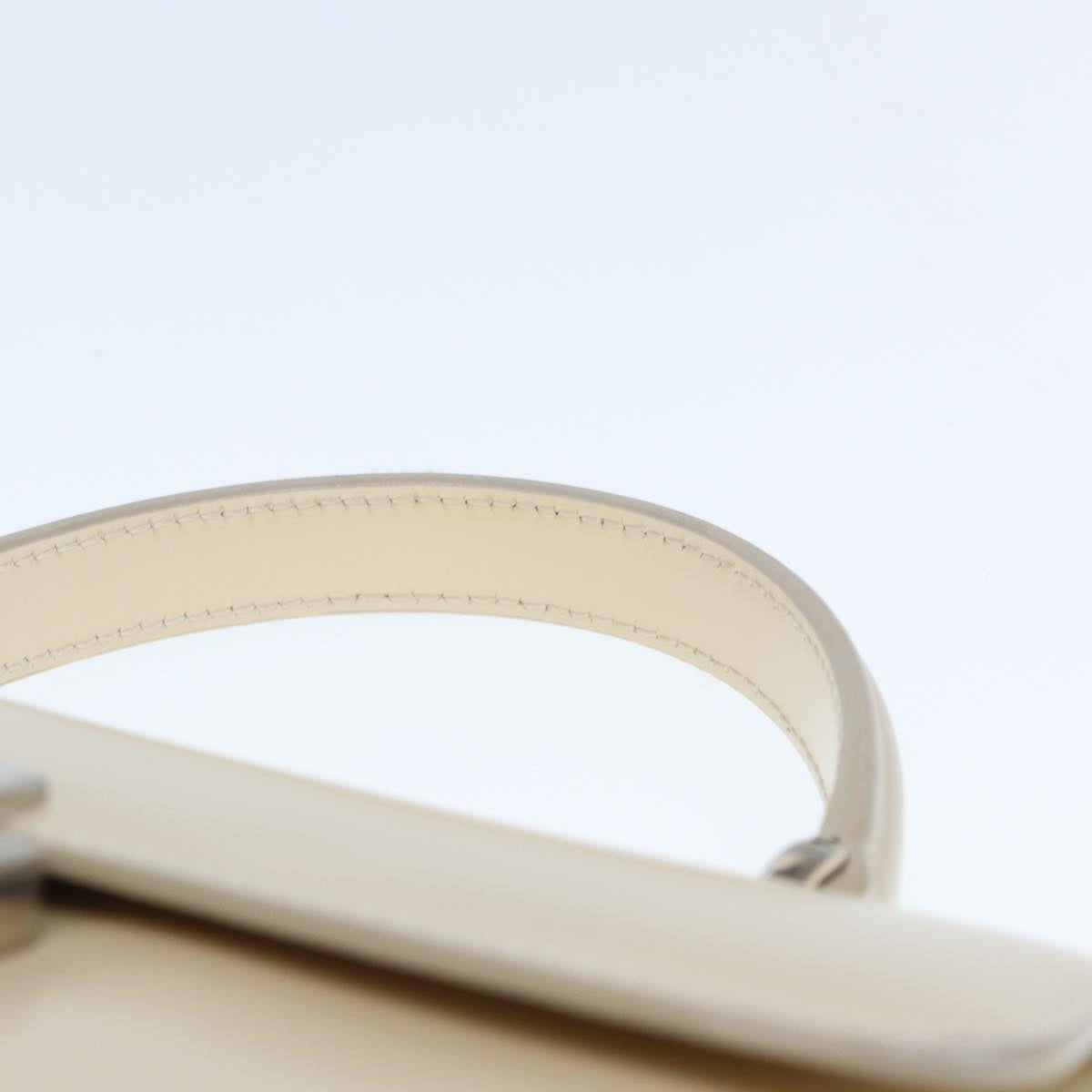 GUCCI Hand Bag Enamel 2way Beige yk12770