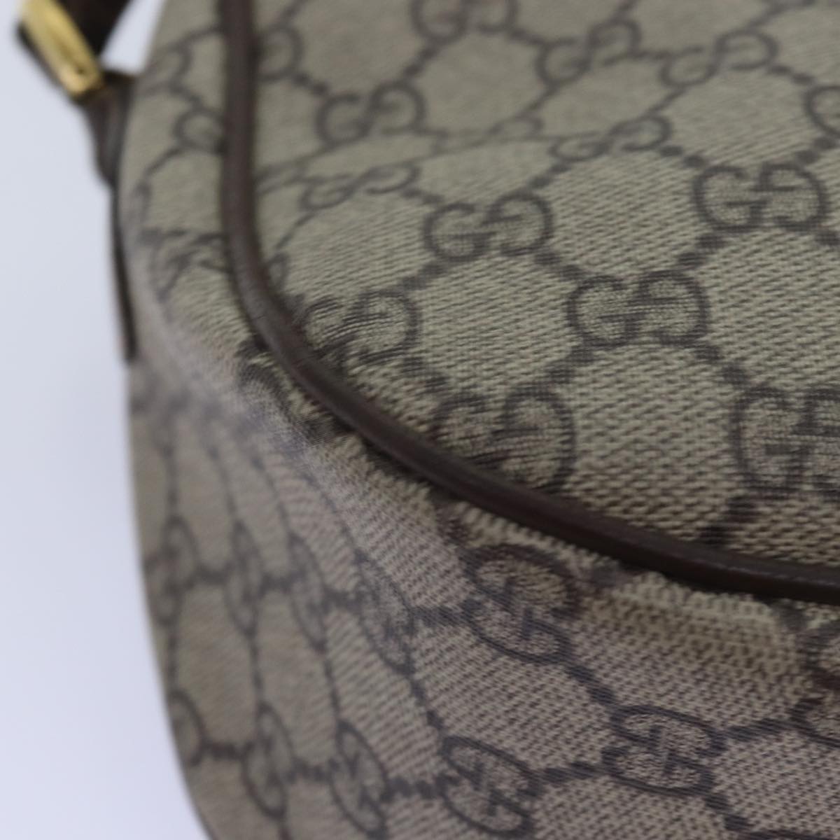 GUCCI GG Supreme Web Sherry Line Shoulder Bag Beige Red 001 123 yk12792