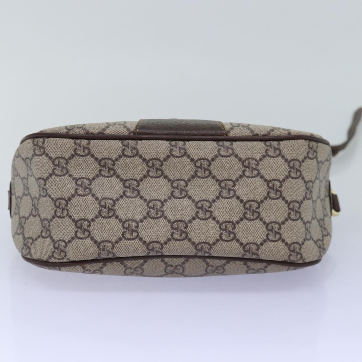 GUCCI GG Supreme Web Sherry Line Shoulder Bag Beige Red 001 123 yk12792