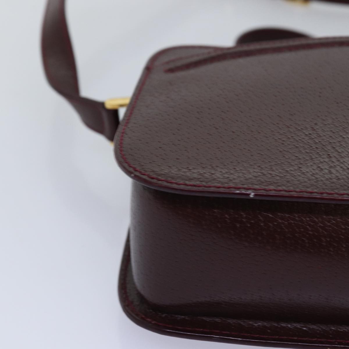 GUCCI Shoulder Bag Leather Red 007 256 0051 yk12836