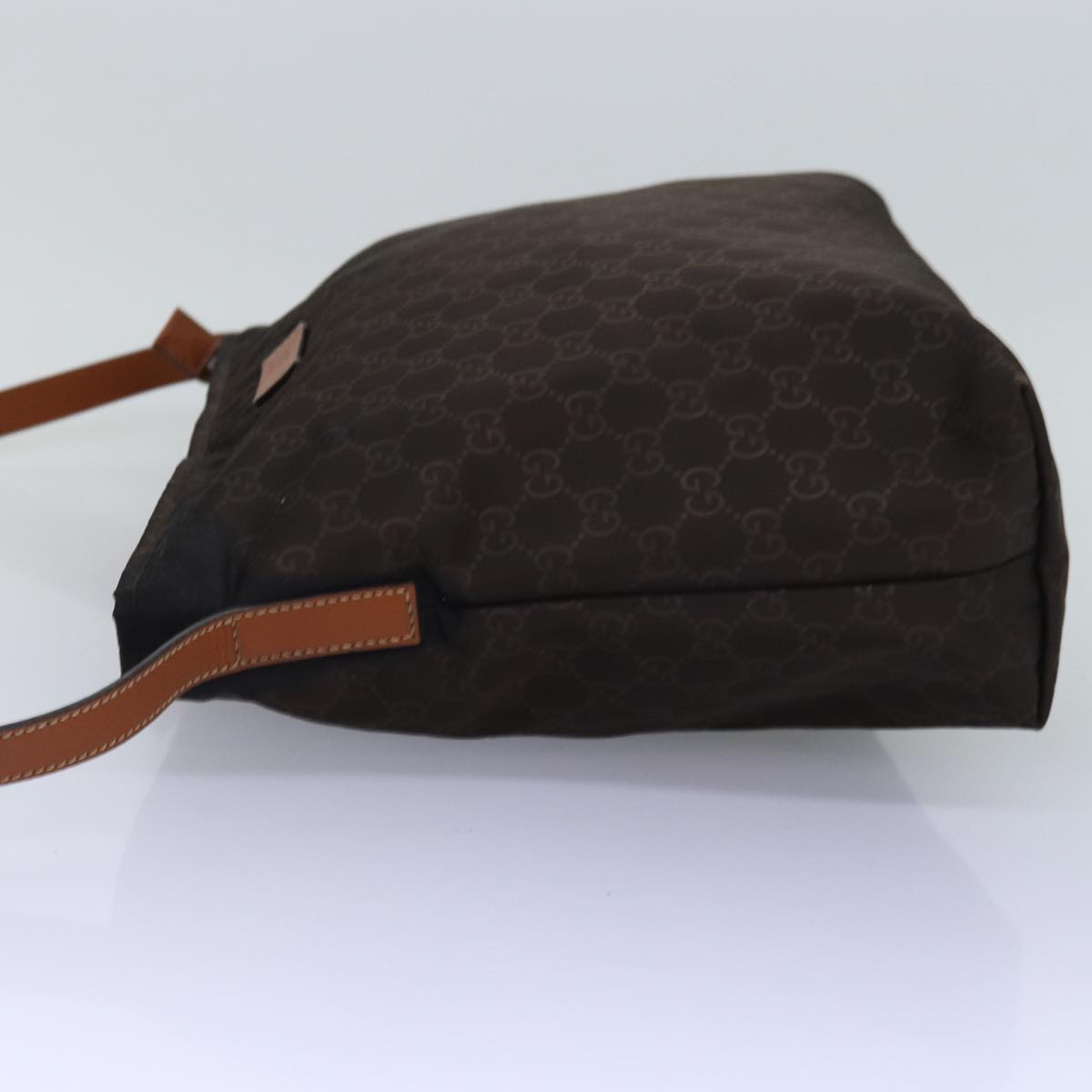 GUCCI GG Canvas Shoulder Bag Nylon Brown 308840 yk12840