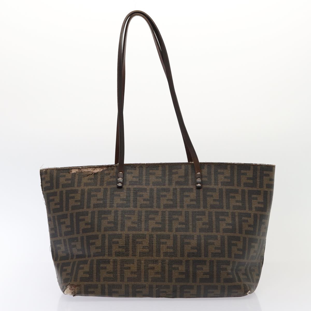 FENDI Zucca Canvas Shoulder Bag 3Set Black Brown yk12908