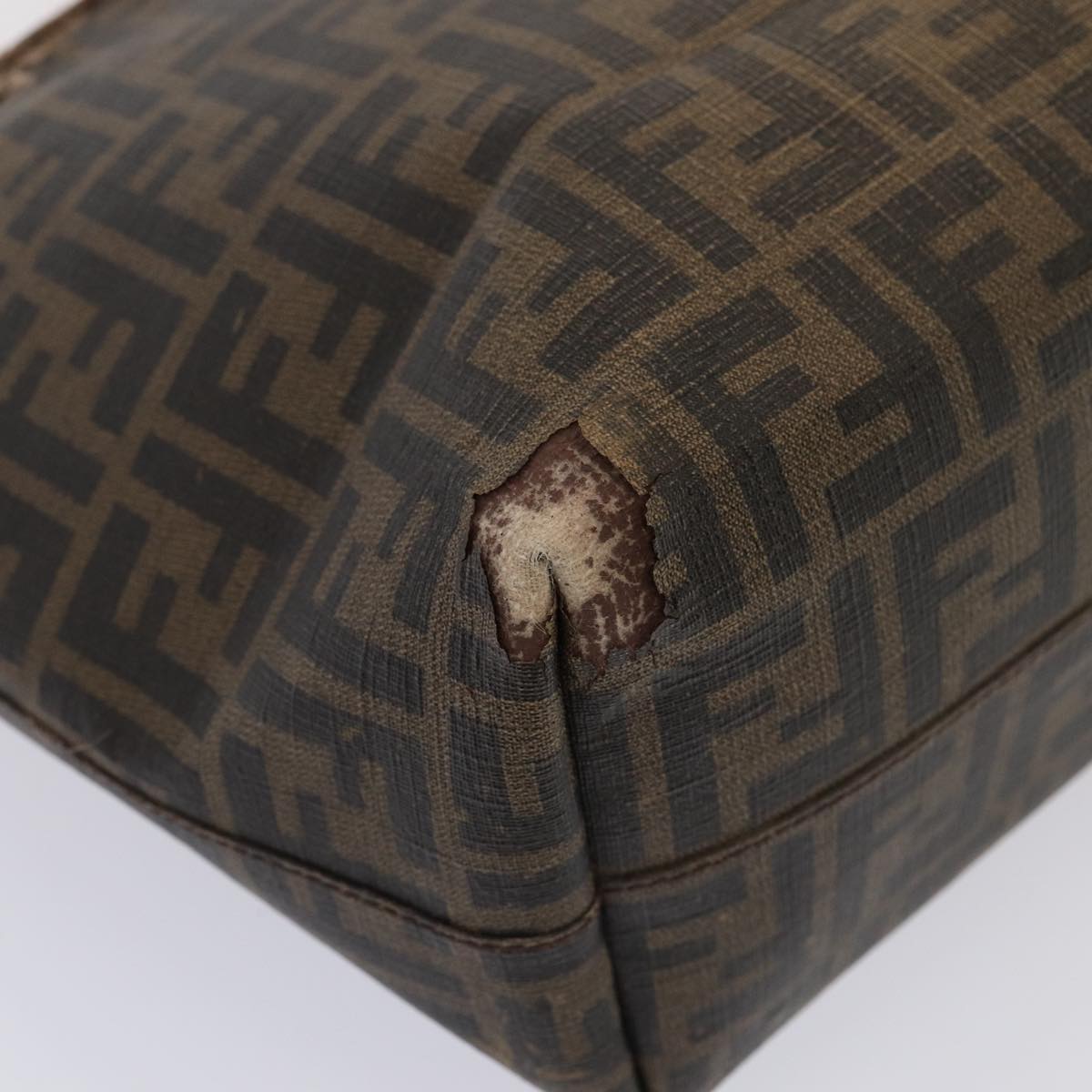 FENDI Zucca Canvas Shoulder Bag 3Set Black Brown yk12908