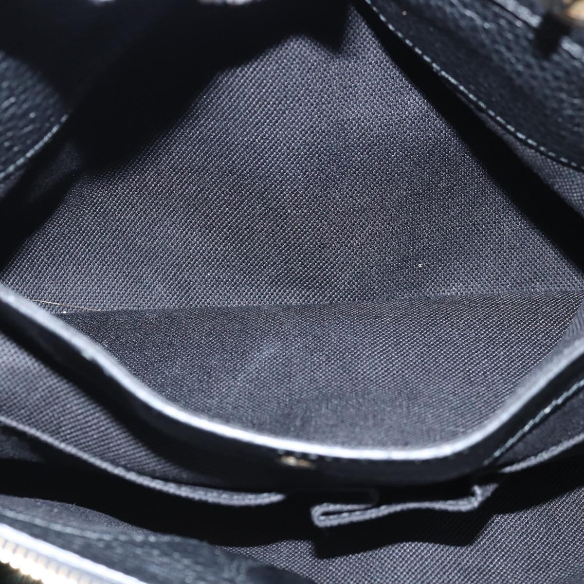 GUCCI Bamboo Swing Hand Bag Leather 2way Black 323660 yk12954