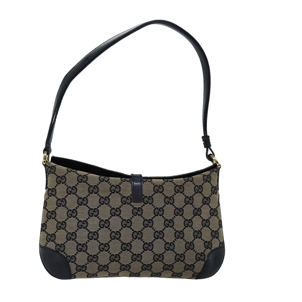 GUCCI Jackie GG Canvas Shoulder Bag Beige 001 4147 yk13038