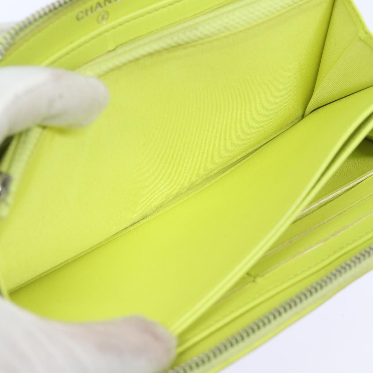 CHANEL Matelasse Long Wallet Leather Black CC yk13055