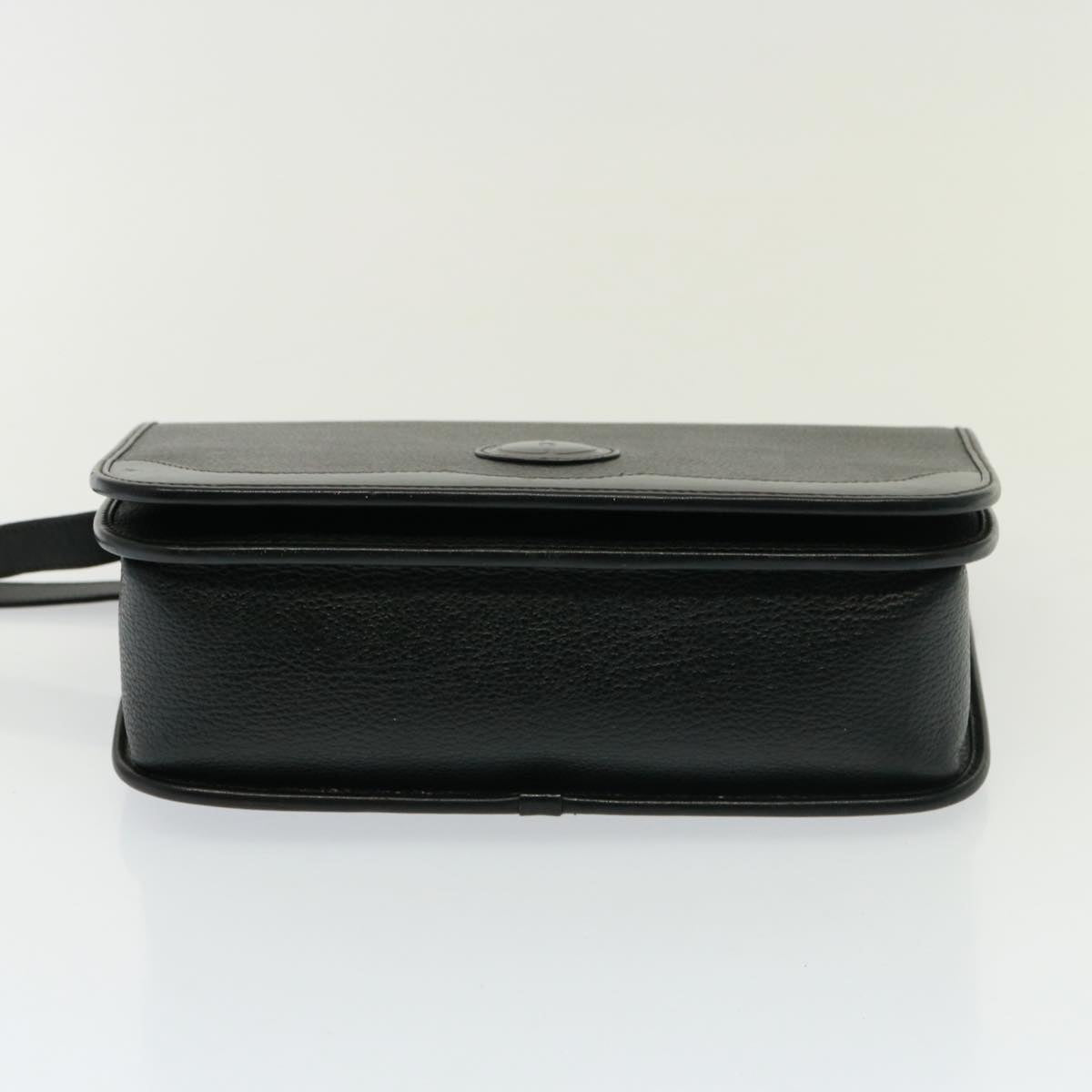 GUCCI Shoulder Bag Leather Black yk13058