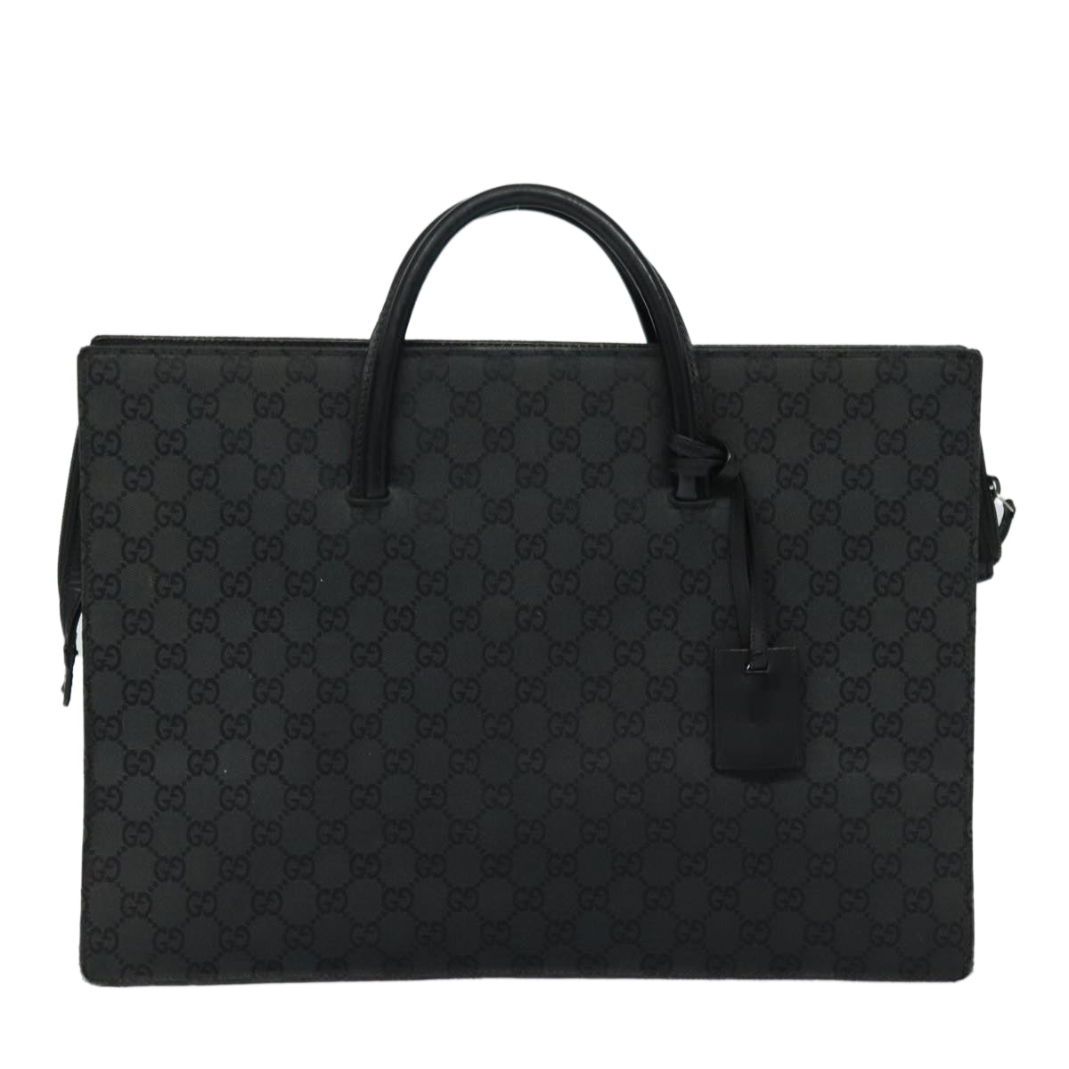 GUCCI GG Canvas Hand Bag Black 015 3708 yk13270