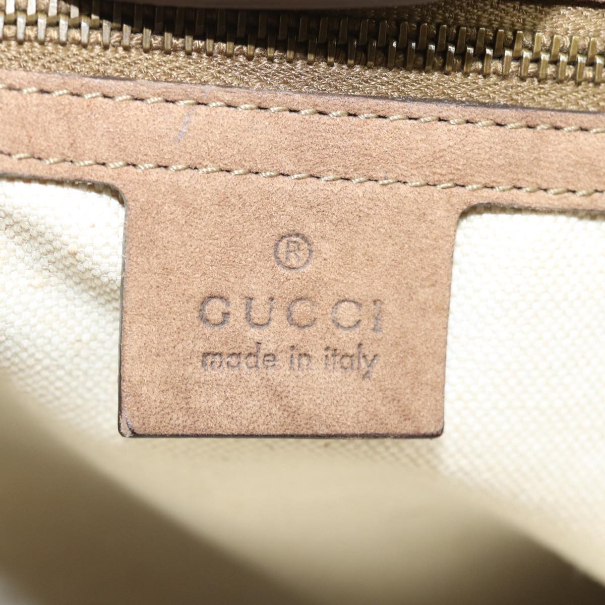 GUCCI GG Canvas Running Hand Bag Beige 247183 yk13303