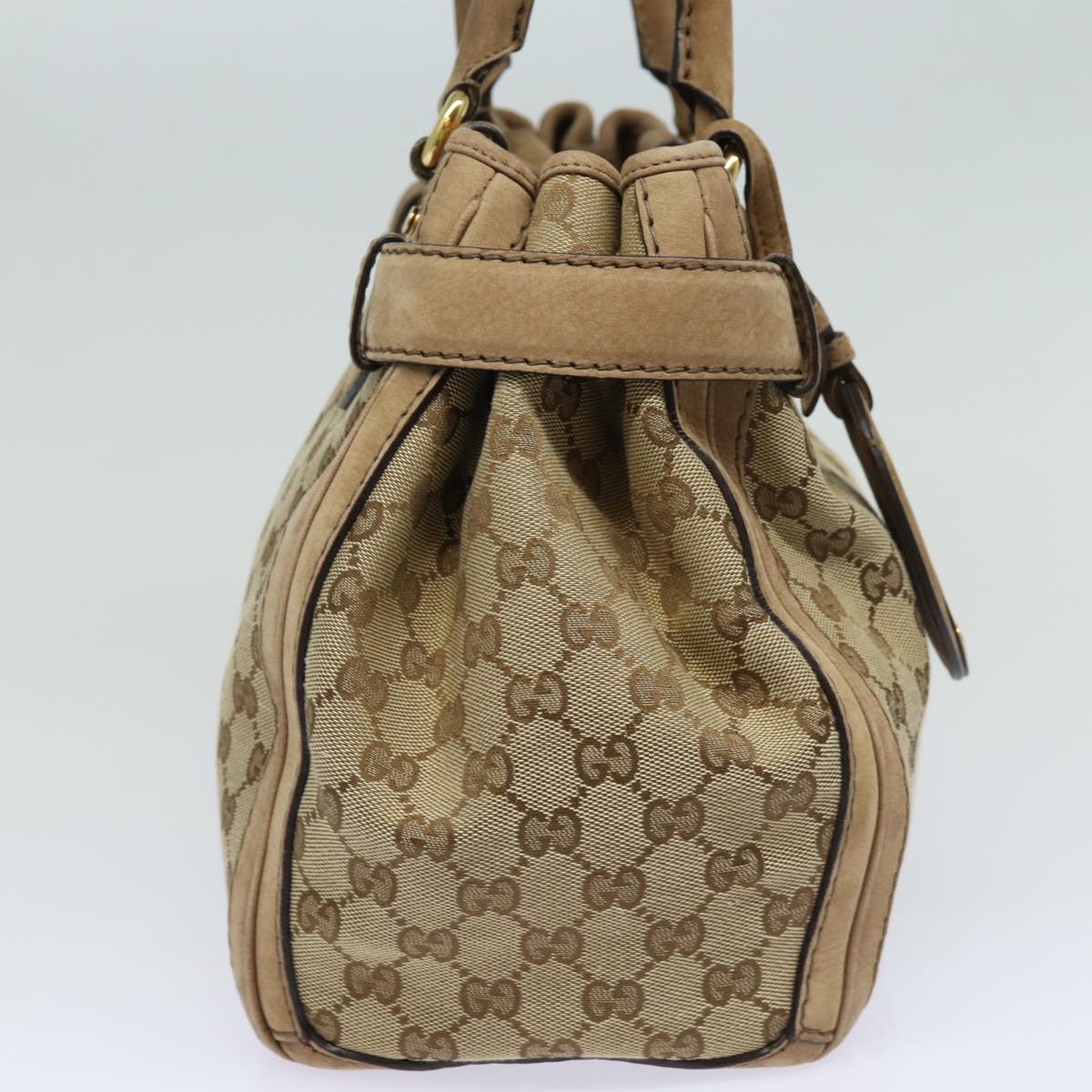 GUCCI GG Canvas Running Hand Bag Beige 247183 yk13303