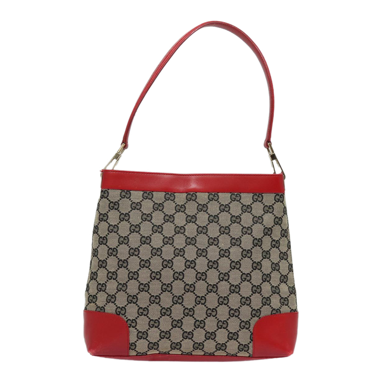 GUCCI GG Canvas Shoulder Bag Beige Red 001 4231 yk13379