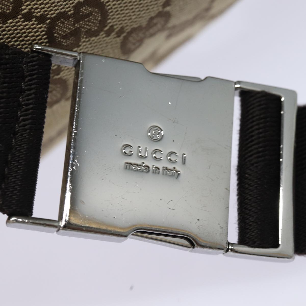GUCCI GG Canvas Waist bag Beige 28566 yk13396