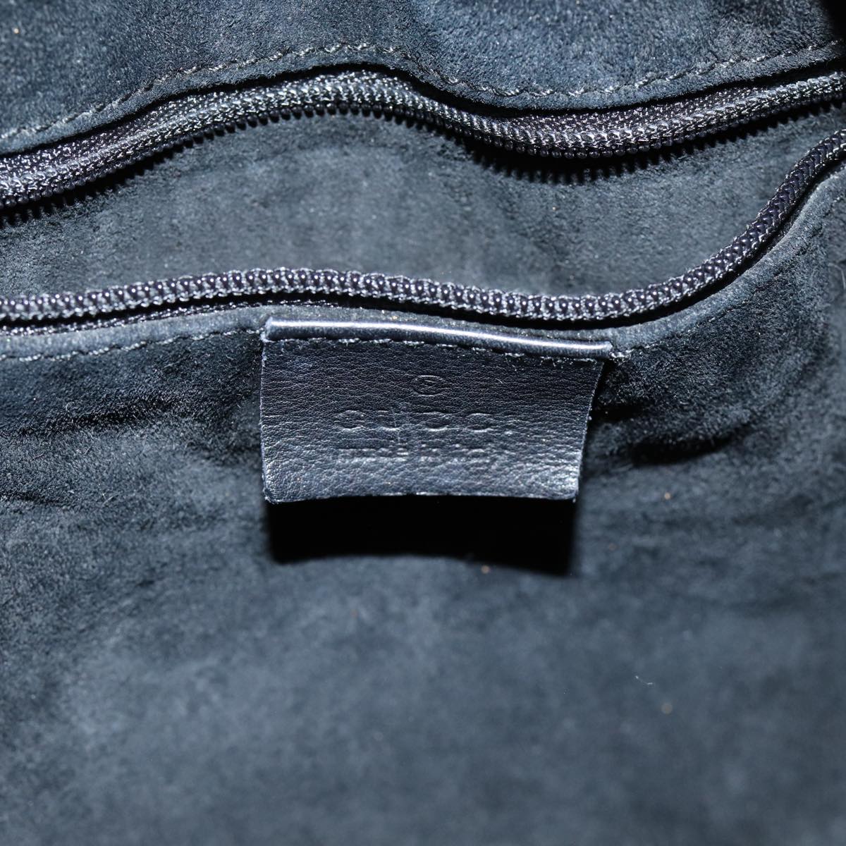 GUCCI Shoulder Bag Leather Black 001 3746 yk13467