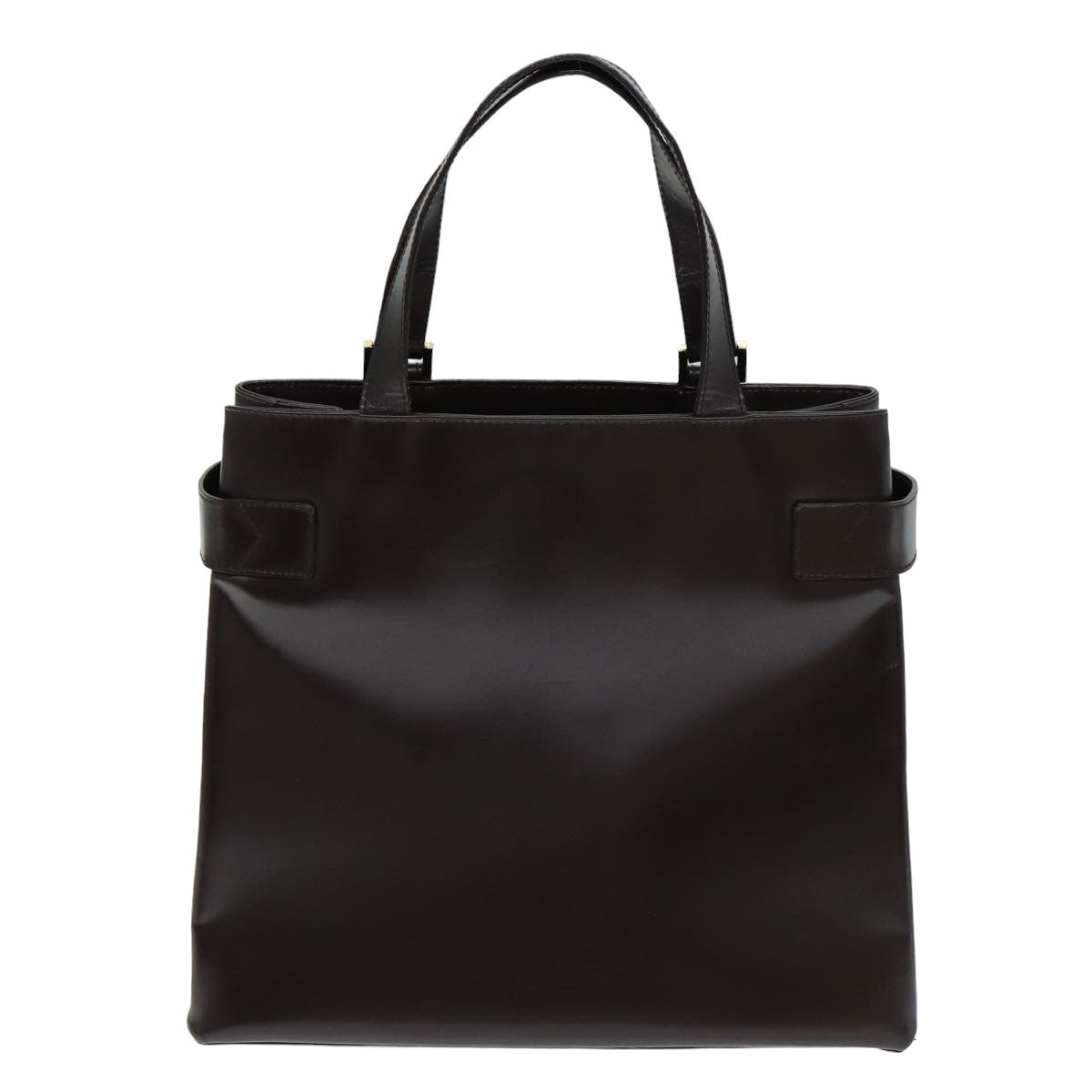 GUCCI Hand Bag Leather 2way Brown 000 2046 0562 yk13497