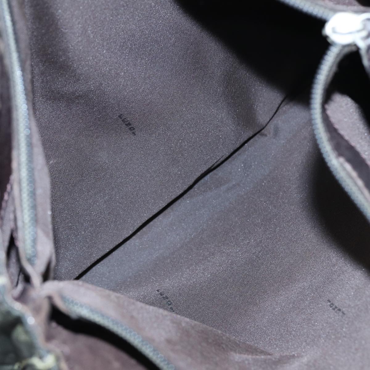 FENDI Pecan Canvas Tote Bag Khaki Black yk13559