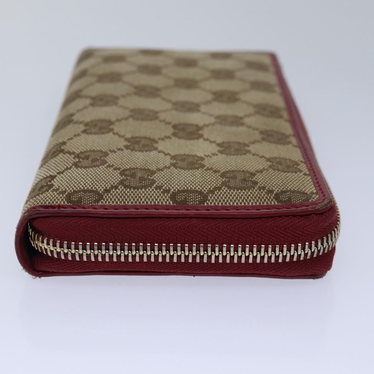 GUCCI GG Canvas Lovely Long Wallet Beige Beige yk13659