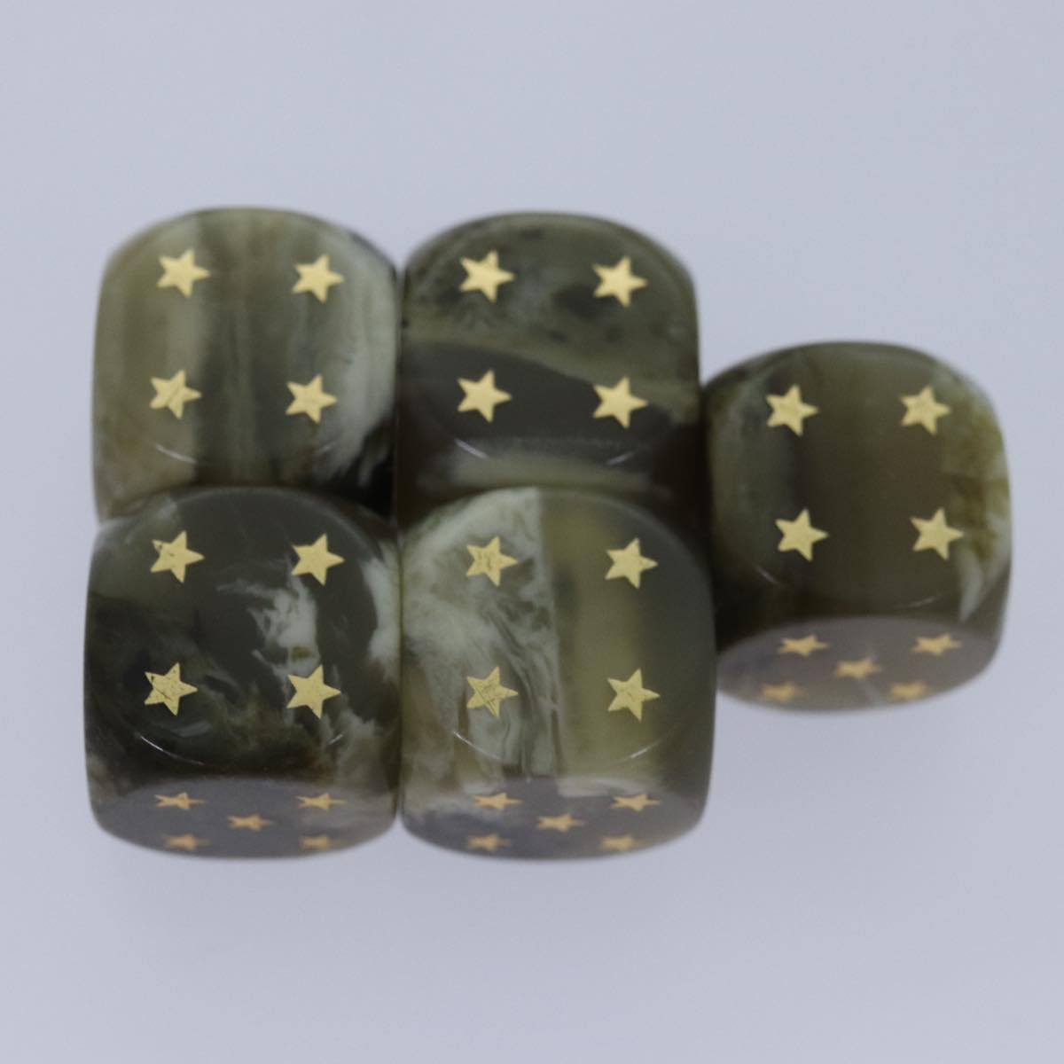 GUCCI GG Supreme Dice Set PVC Beige 662292 yk13670A