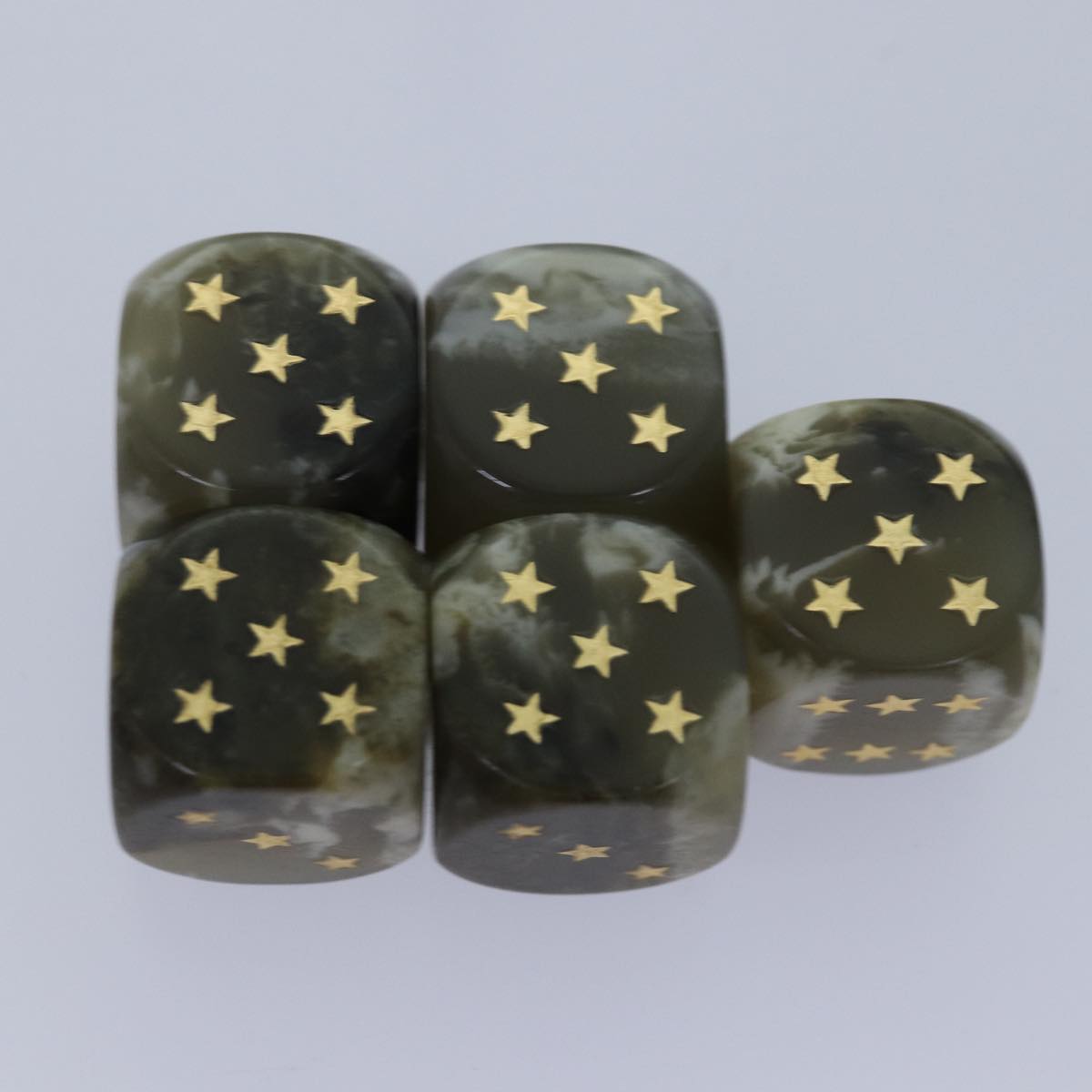 GUCCI GG Supreme Dice Set PVC Beige 662292 yk13670A