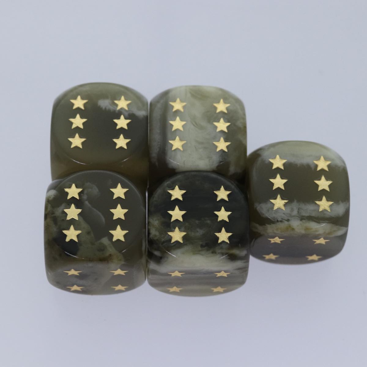 GUCCI GG Supreme Dice Set PVC Beige 662292 yk13670A