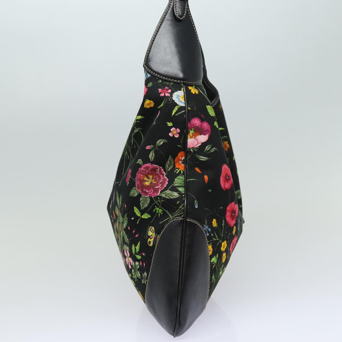 GUCCI Flora Jackie Shoulder Bag Canvas Multicolor 153693 yk13815