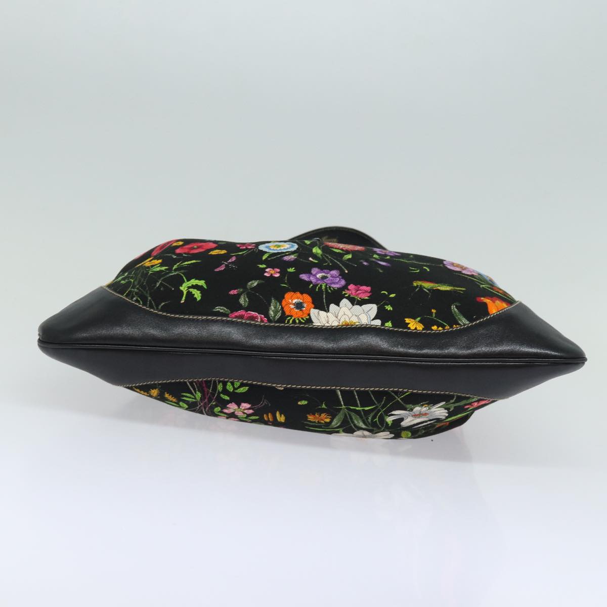 GUCCI Flora Jackie Shoulder Bag Canvas Multicolor 153693 yk13815