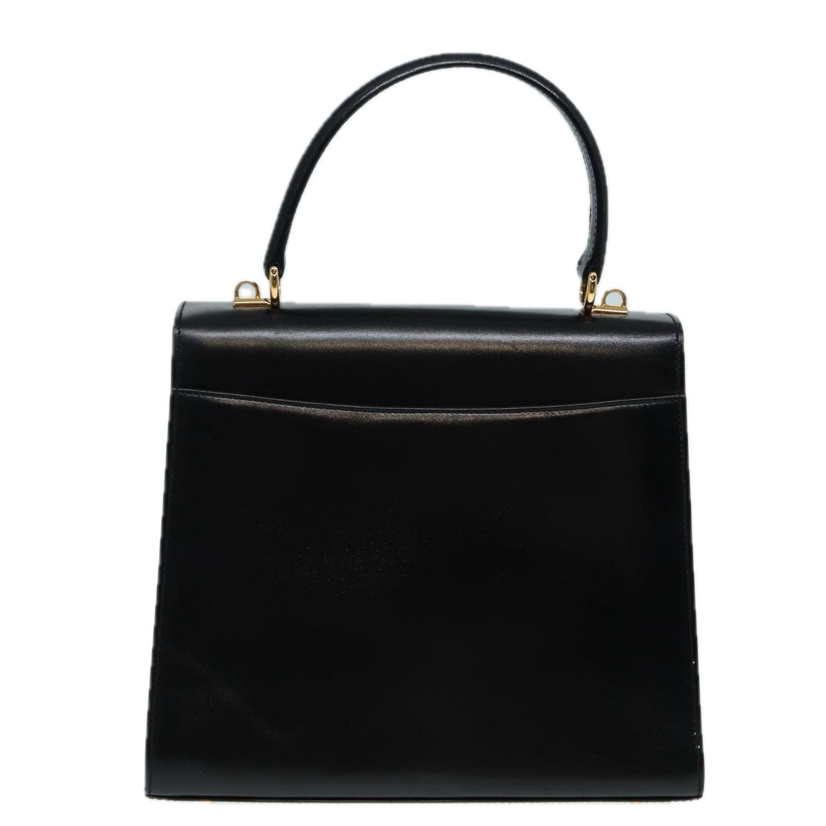 GUCCI Ready lock Hand Bag Leather 2way Black 000 26 0258 yk14070